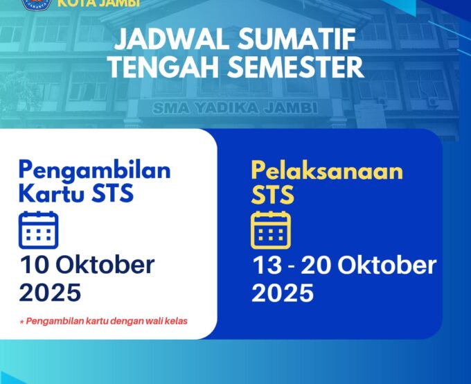 📢 PENGUMUMAN JADWAL SUMATIF TENGAH SEMESTER (STS)